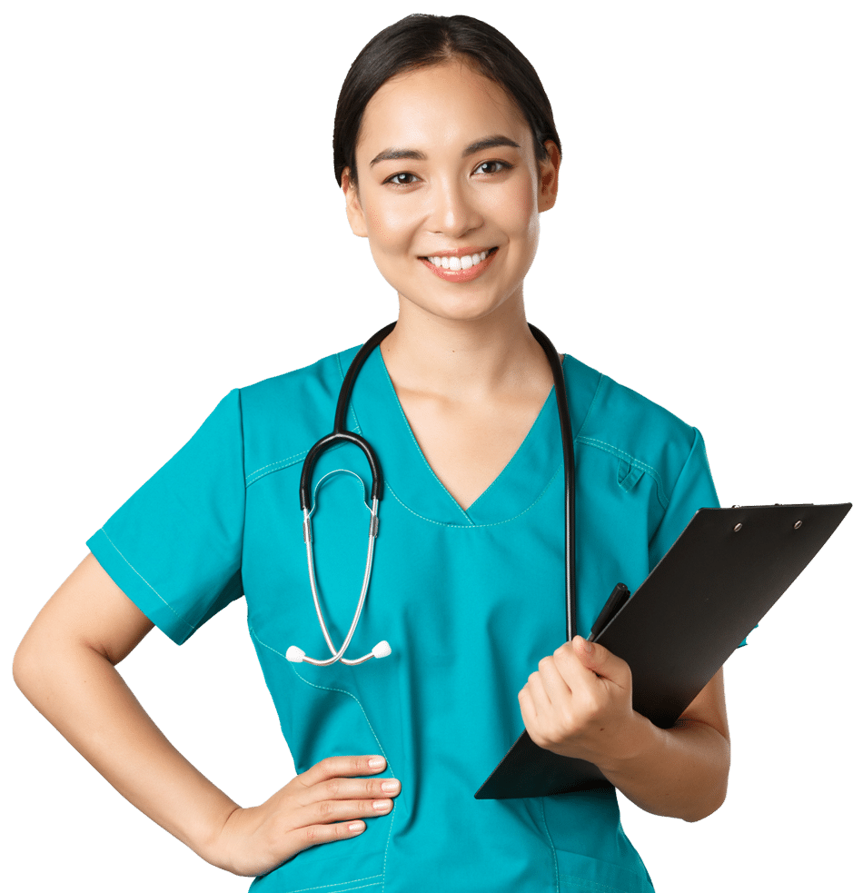 healthcare-workers-preventing-virus-quarantine-campaign-concept-smiling-pleasant-asian-female-physician-doctor-examination-wearing-scrubs-holding-clipboard-white-background-1