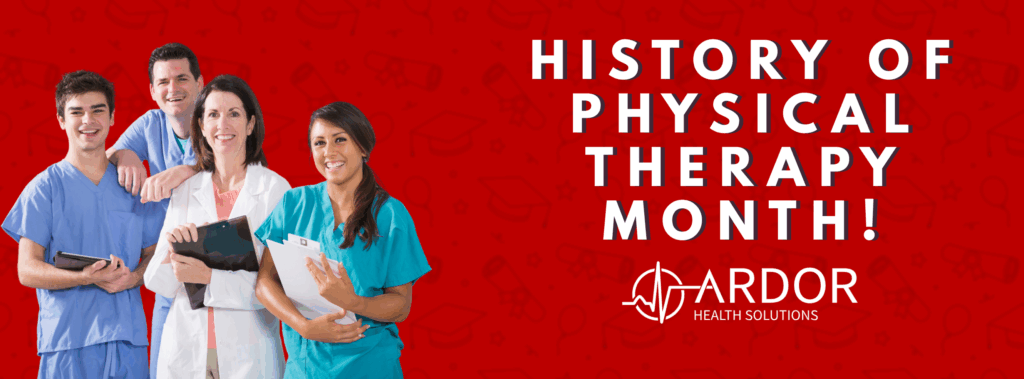 hsitory of PHYSICAL THERAPY MONTH email banner